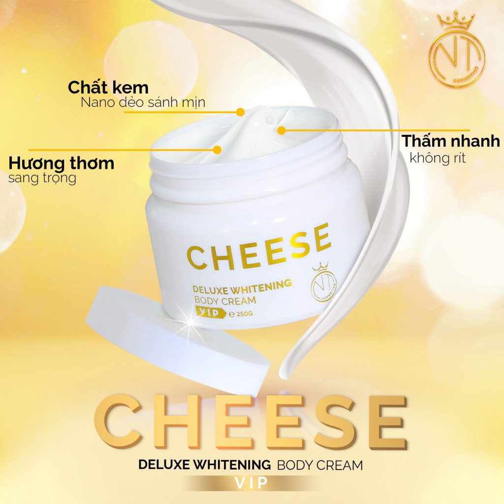 Kem dưỡng trắng da cheese phổ biến hiện nay
