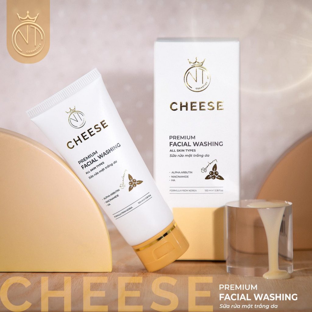 Sữa rửa mặt Premium Cheese trắng da