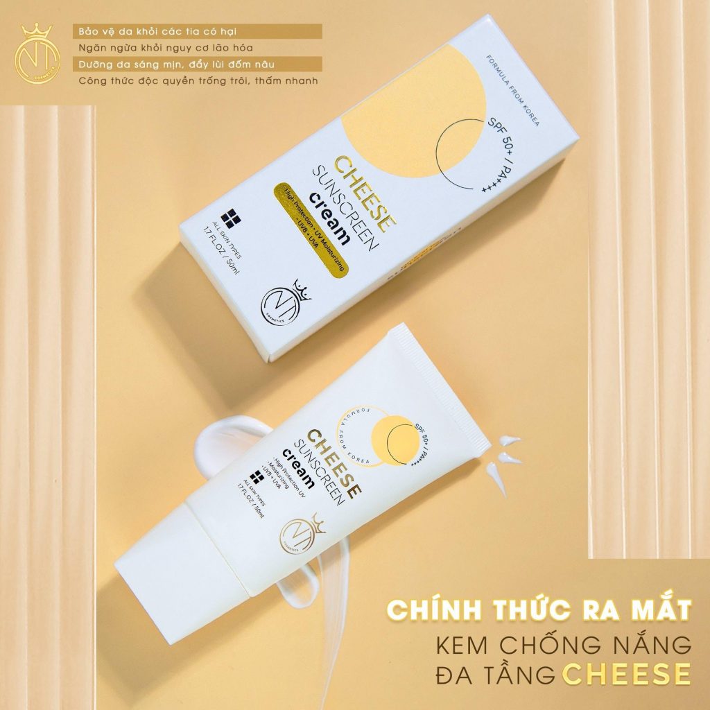 Kem chống nắng Sunscreen Cheese bảo vệ da