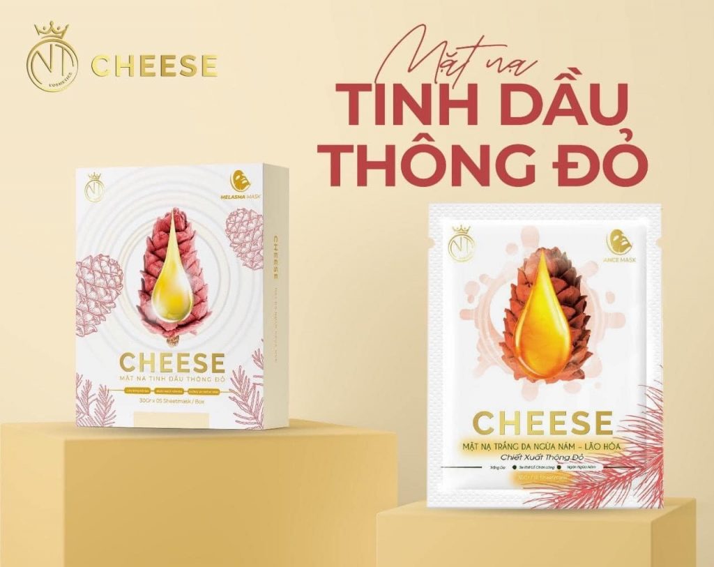 Mặt nạ tinh dầu thông đỏ Cheese ngừa mụn